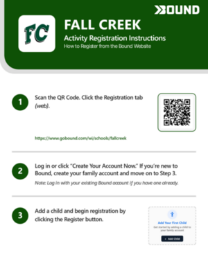 QR CODE FOR ATHLETICS REGISTRATION