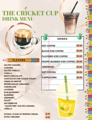 2024 Menu